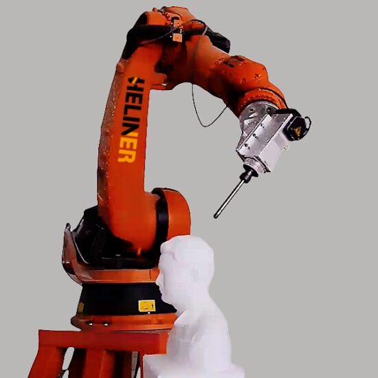 heliner robot arm machining